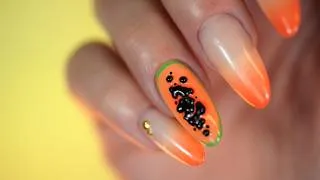 Miniature : TUTO NAILS PAPAYE 🥭 + baby color