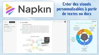 Miniature : Tuto IA - Napkin (créer des visuels personnalisables à partir de textes ou de docs : schémas...)
