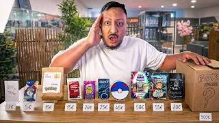 Miniature : J'ouvre des BOX MYSTERE de 1€ à 500€ (Vous allez choqué mdr)