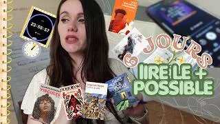 Miniature : LIRE le + POSSIBLE en 6 jours n°3  📚  | CHALLENGE LECTURE 🌟