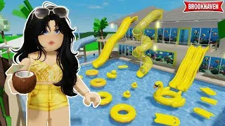Miniature : J'OUVRE UN PARC AQUATIQUE VIP SUR BROOKHAVEN ROBLOX !