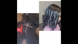 Miniature : Lissage en soie sur cheveux crépus ou Silkpress