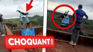 Miniature : SAUT À L’ÉLASTIQUE ILS Oublient D’ATTACHER Son HARNAIS… ( Zap'Actu )