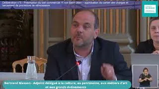 Miniature : Intervention Bertrand Masson Conseil Municipal 22/05/2023