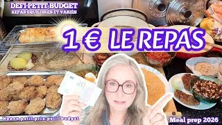 Miniature : Moins d'1€ le repas|20€ pour 25 repas équilibrés et variés | 20€ pour 6 jours à 2 ,défions la crise!