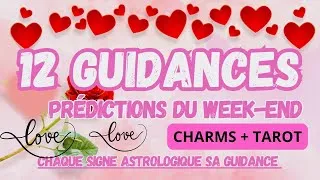 Miniature : 💖12 GUIDANCES - PRÉDICTIONS LOVE DU WEEK-END jusqu’à mardi 18 Août.  #signesastrologiques #amour 