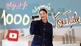Miniature : 📹 OBJECTIF : 1000 abonnés sur YouTube en 2024 | être un "petit créateur"
