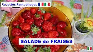 Miniature : LA MEILLEURE SALADE DE FRAISES (3 INGRÉDIENTS SEULEMENT !) 🍓🍋