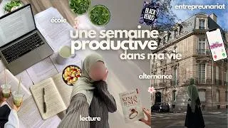 Miniature : UNE SEMAINE PRODUCTIVE DANS MA VIE - vlog girl boss - (école, alternance, lecture, entrepreunariat)