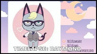 Miniature : Timelapse Raymond Animal Crossing New Horizons - Dessin - Procreate