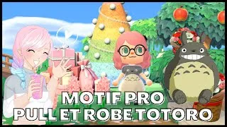 Miniature : CREER UN PULL ET UNE ROBE TOTORO FACILEMENT - Tuto Motif Animal Crossing New Horizons