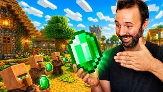 Miniature : TUTO MINECRAFT HARDCORE #4 : AVOIR BEAUCOUP D EMERAUDES