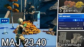 Miniature : Nouveauté de la Mise à jour 23.40 sur Fortnite Créatif