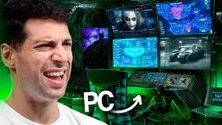 Miniature : Monté el PC de BATMAN dentro de una Batcueva REAL