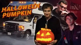 Miniature : Spécial Halloween : ON A ACHETÉ ET SCULPTÉ UNE CITROUILLE AUX USA !!!