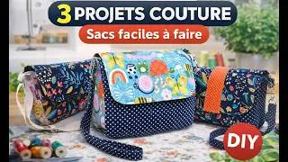 Miniature : 3 projets couture pour cet été - sacs faciles et patrons offerts