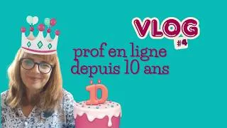 Miniature : [Vlog #4] Mes 10 ans d'enseignement en ligne (FLE)