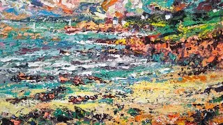 Miniature : Marine, acrylique, Nathalie JAGUIN, 18 août 2024