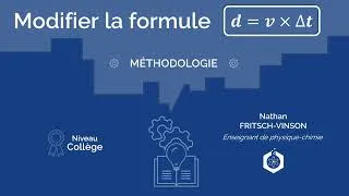 Miniature : ✍️ Modification de la formule reliant distance, vitesse et durée ‖ Physique -Chimie ‖ Collège