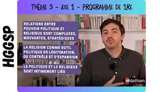 Miniature : HGGSP : Thème 5 : Etats-Religions / AXE 1 : Pouvoir et religion, des liens historiques traditionnels