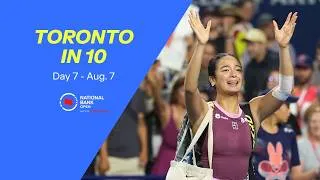 Miniature : Toronto in 10: Day 7 - Eala's Inspiring Effort and Saturday's Loaded Lineup (August 7th)
