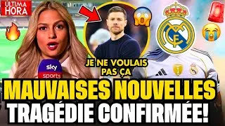 Miniature : URGENT ! XABI ALONSO CONFIRME LA PIRE NOUVELLE POUR LE REAL MADRID ! ACTUALITÉS REAL MADRID