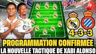 Miniature : BOMBE ! COMPOSITION CONFIRMÉE ! NOUVELLE TACTIQUE DE XABI ALONSO ! ACTUALITÉS REAL MADRID