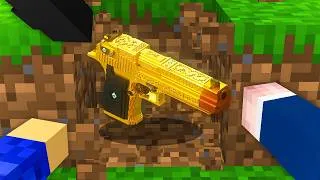 Miniature : Minecraft Manhunt, mais j'ai ajouté des Armes !