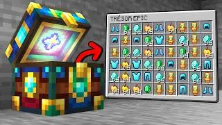 Miniature : Minecraft, j’ai ajouté des TRÉSORS Cheatés...