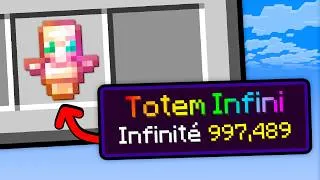 Miniature : Minecraft, mais je peux mettre Infinité sur TOUT les ITEMS !