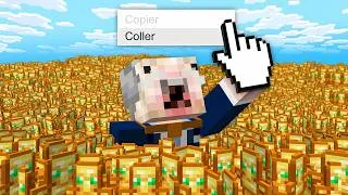 Miniature : Finir Minecraft mais je peux COPIER - COLLER les Blocs !