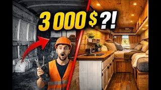 Miniature : Il transforme un fourgon de livraison à 3 000 $ en maison sur roues (analyse)