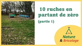 Miniature : création d'un rucher de 10 ruches en partant de zéro (partie 1)