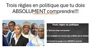 Miniature : Trois règles à connaitre pour comprendre la politique