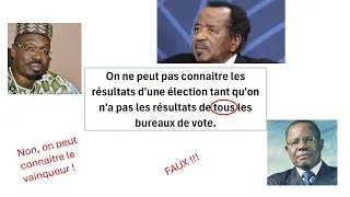 Miniature : RÉSULTAT DES ELECTIONS PRÉSIDENTIELLES AU CAMEROUN: CE MENSONGE QU'IL FAUT STOPPER