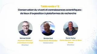 Miniature : Conservation du vivant & Connaissances scientifiques - Colloque aquarium du futur à Nausicaá