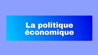 Miniature : la définition de la politique économique, ses objectifs et ses instruments