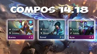 Miniature : Comment jouer le patch 14.18 (b) de Teamfight Tactics - Ezreal le nouveau roi ? Vertical powa ? Ryze