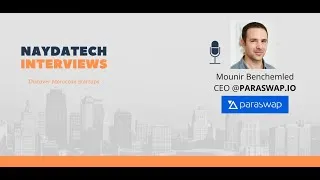 Miniature : Mounir Benchemled CEO @Paraswap.io, la pépite blockchain de la DEFI (decentralized finance).
