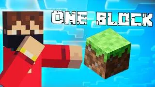 Miniature : NOUVELLE AVENTURE One BLOCK Sur MINECRAFT !!!