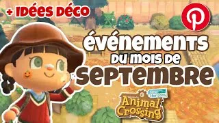 Miniature : LES ÉVÉNEMENTS du mois de SEPTEMBRE 🍂✨️ sur ANIMAL CROSSING NEW HORIZONS ! *tout savoir, recap...*