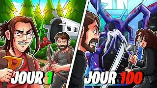 Miniature : 100 Jours de Survie avec un DEMEURÉ sur The Forest (il se croit pour un dauphin)