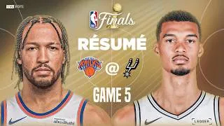 Miniature : Résumé : KNICKS @ SPURS, NEW YORK CHAMPION 53 ANS APRÈS !