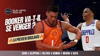 Miniature : NBA - La vengeance de Booker vs Westbrook ? Caris Levert en soutien à Mitchell ? Pronos des playoffs