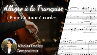 Miniature : Allegro à la française (pour quatuor à cordes) [interprété par le @Quatuor_Sauvage]