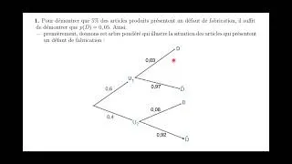 Miniature : Exercice 2 du BAC 2024 – Probabilités conditionnelles (Situation complexe) avec M. NDAO