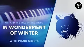 Miniature : In wonderment of winter piano cover with sheets | Ori and the Will of the Wisps