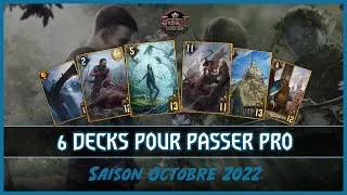 Miniature : [GWENT 10.10] 6 DECKS POUR PASSER PRO - Octobre 2022