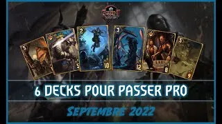 Miniature : [GWENT] 6 DECKS POUR PASSER RANG PRO - Septembre 2022