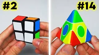Miniature : 15 Rubik's Cubes ULTRA Simples !